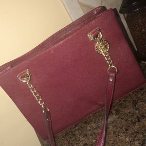 Anne Klein burgundy pocketbook